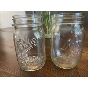 Lot of 2 Vintage Ball/ Kerr‎ 12 oz Jars